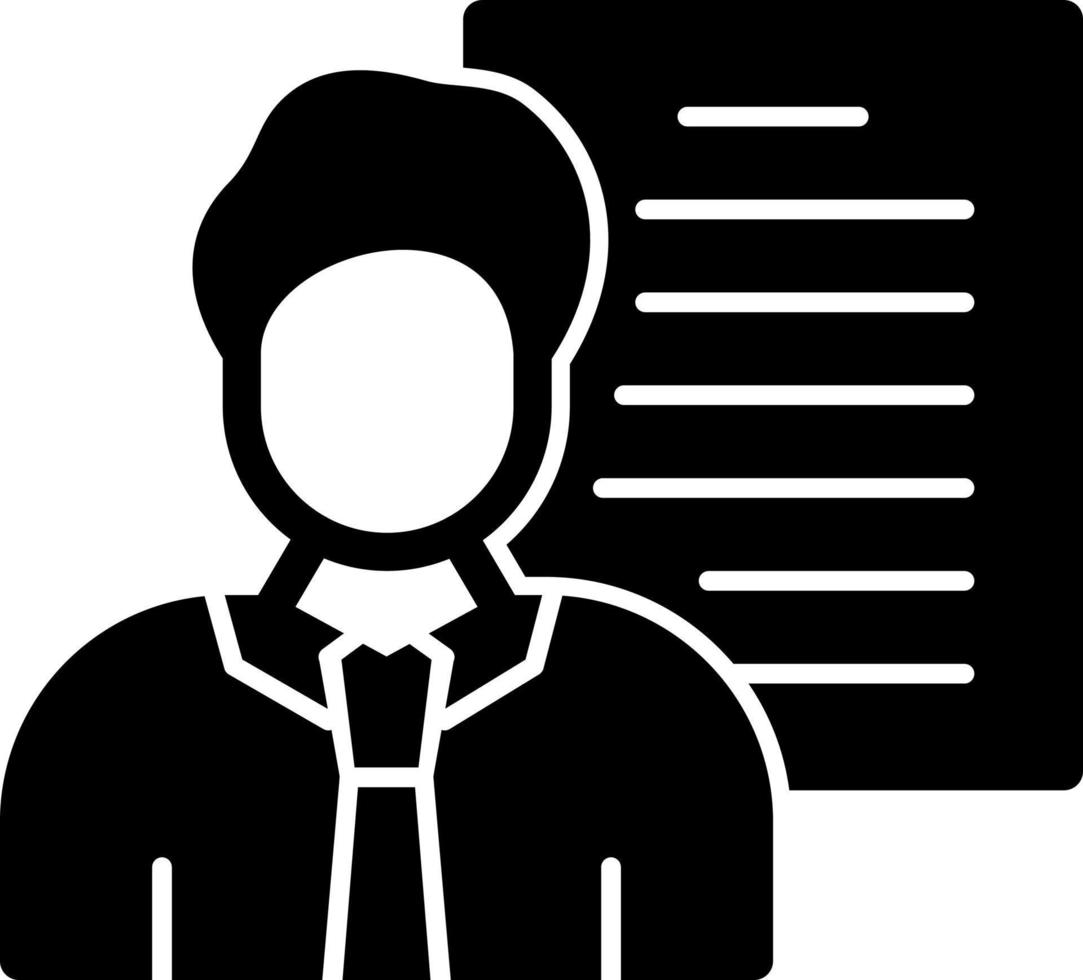 Advisor Vector Icon Design