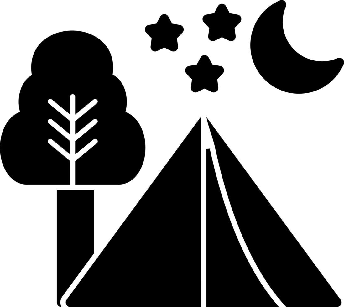 Camping Vector Icon Design