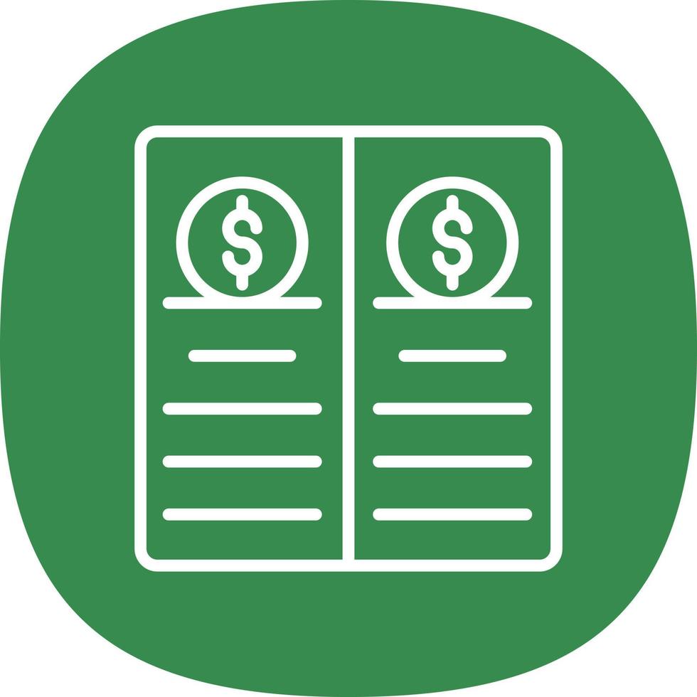 Balance Sheet Vector Icon Design