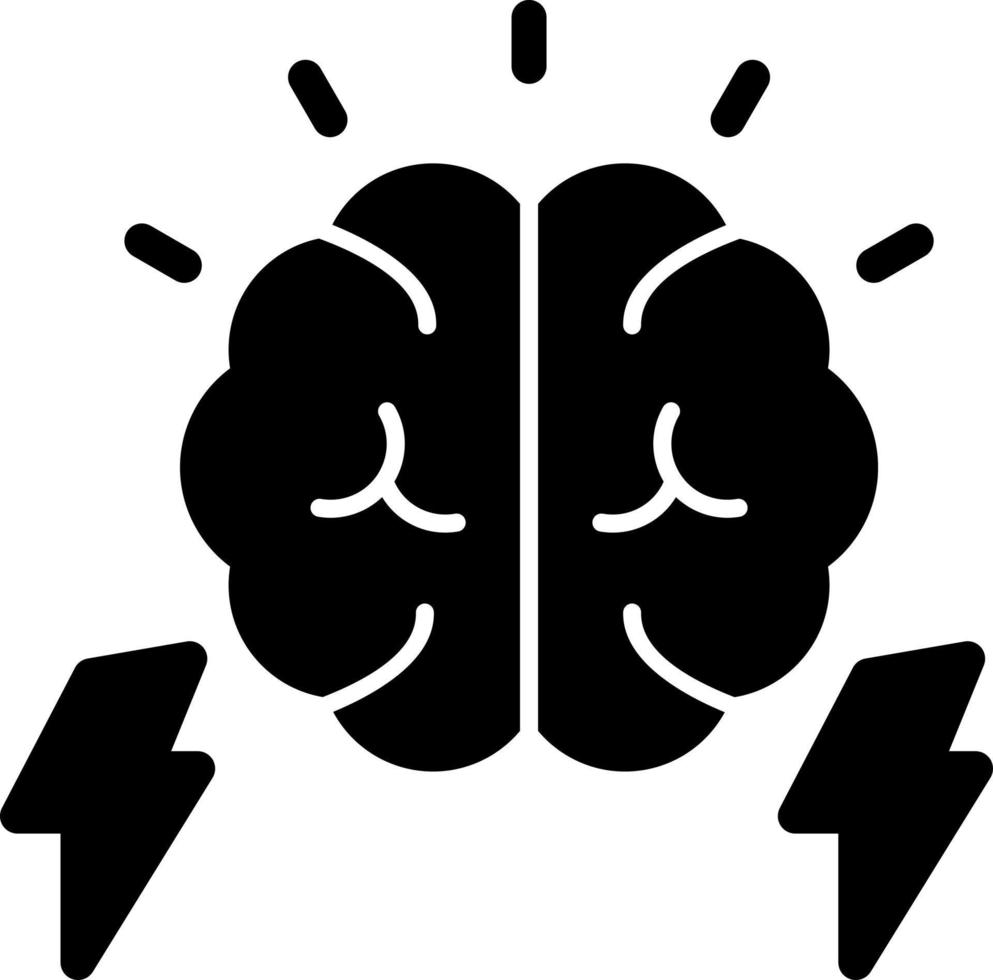 Brain Power Vector Icon Design