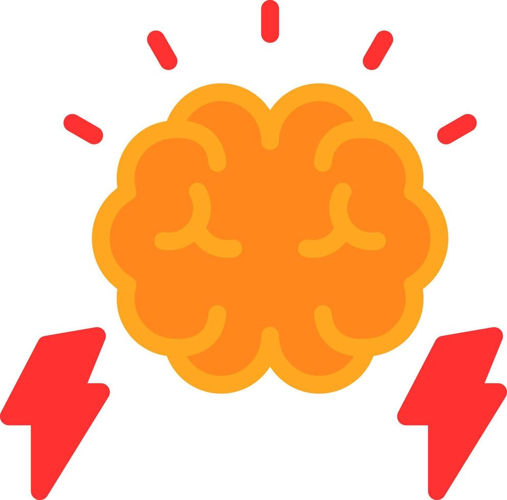 Brain Power Vector Icon Design