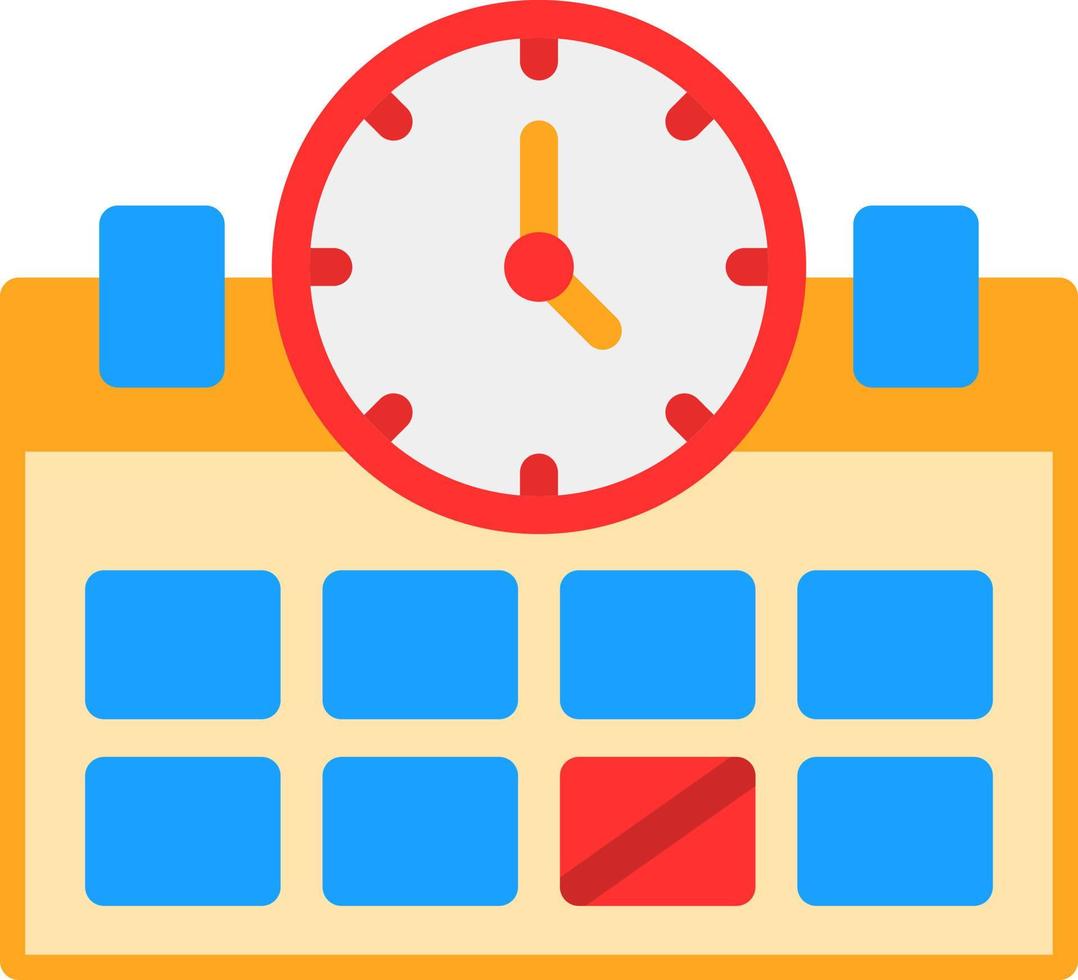 Deadline Vector Icon Design
