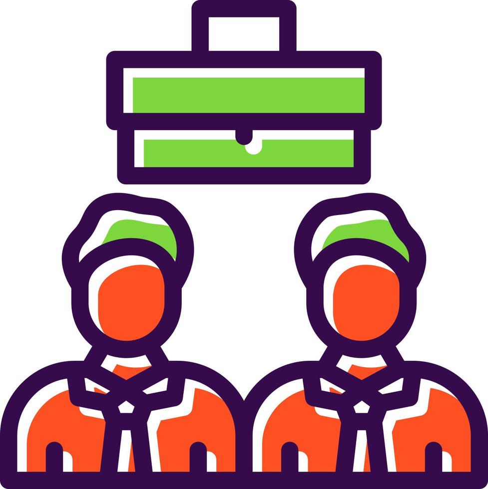 Business Team Vector Icon Design