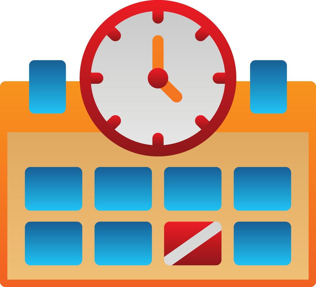Deadline Vector Icon Design
