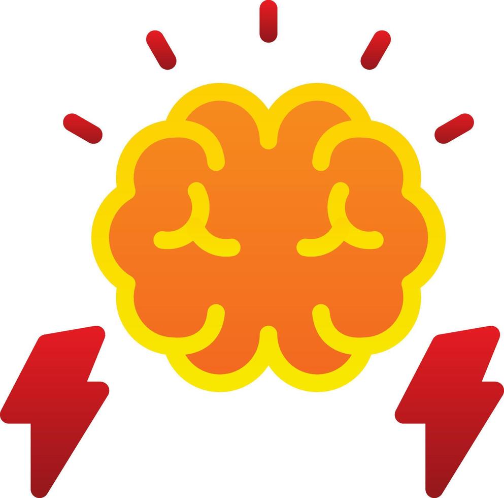 Brain Power Vector Icon Design