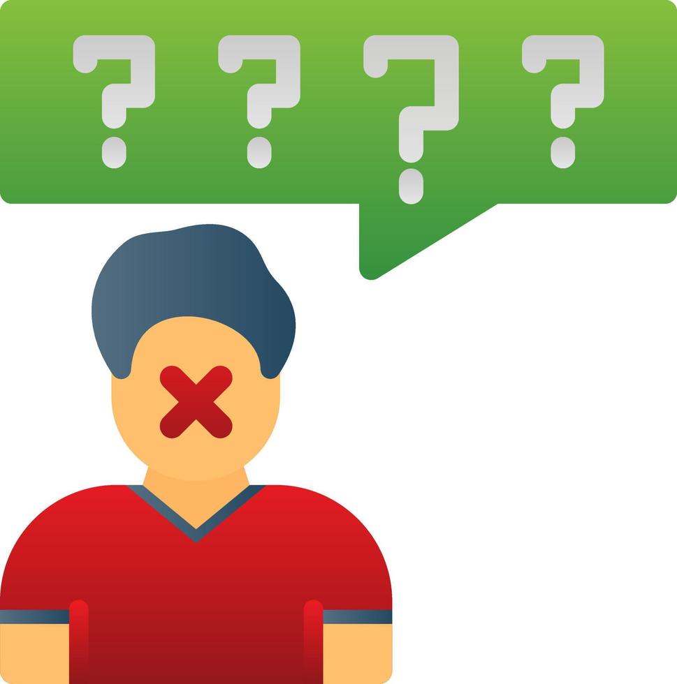Gossip Vector Icon Design