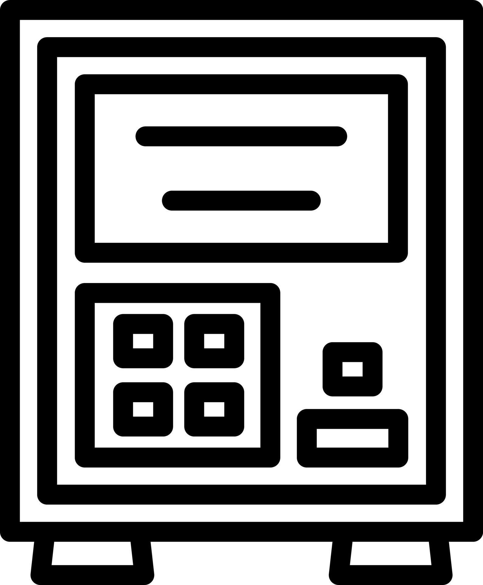 Atm Vector Icon Design 16424852 Vector Art At Vecteezy