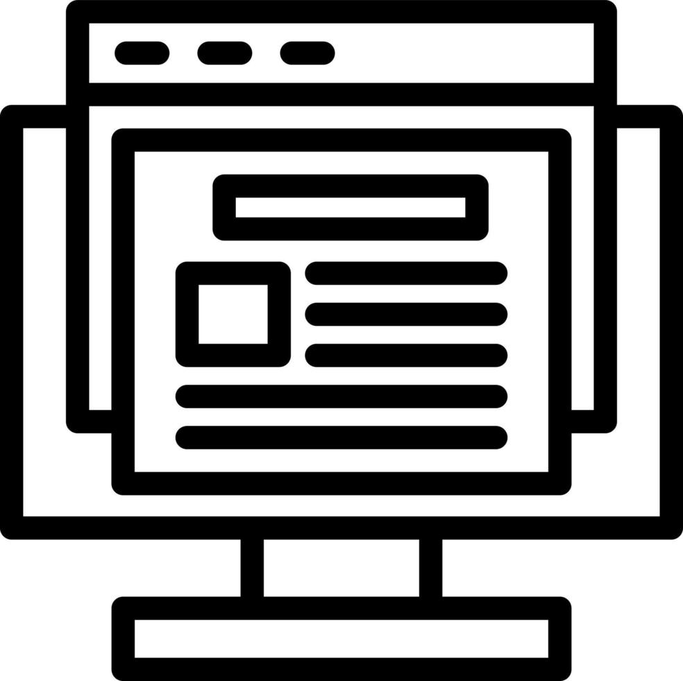 Blogging Vector Icon Design