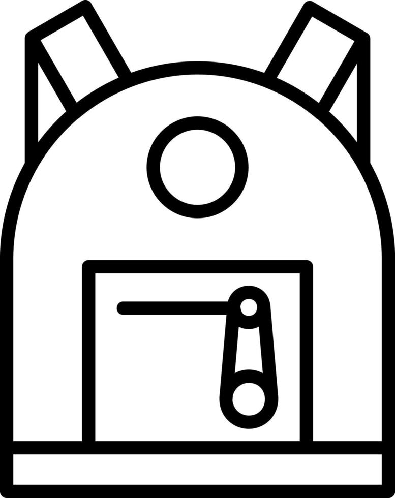 diseño de icono de vector de mochila