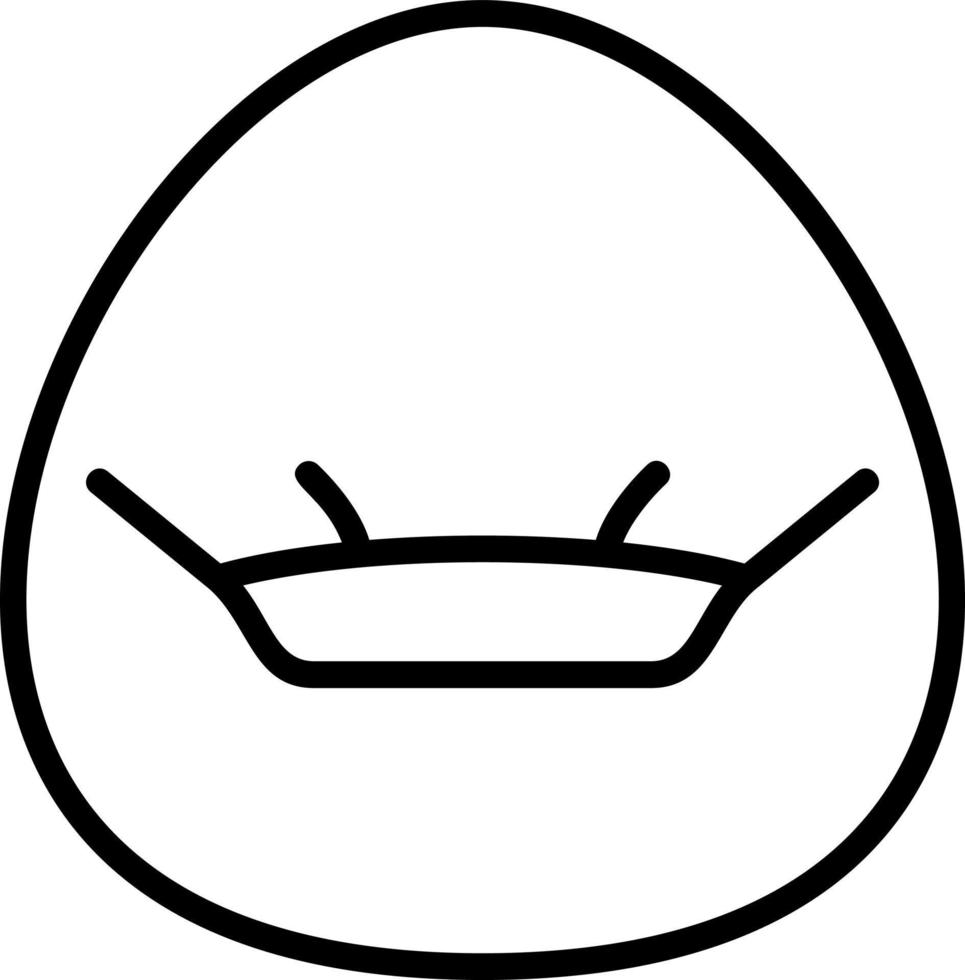 Bean Bag Vector Icon Design