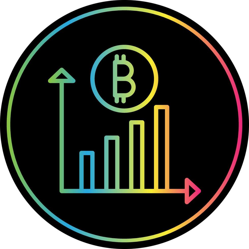Cryptocurrency Investment Vector Icon Design