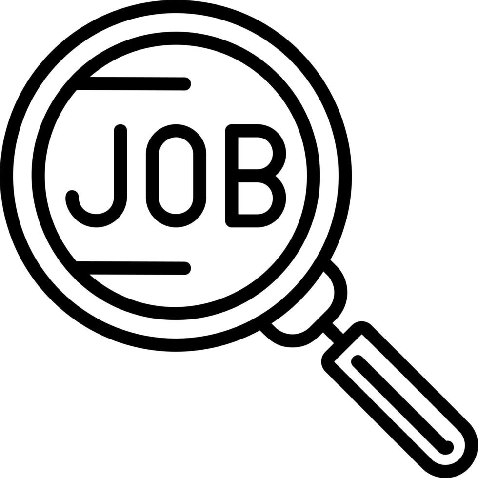 Job Vector Icon Design