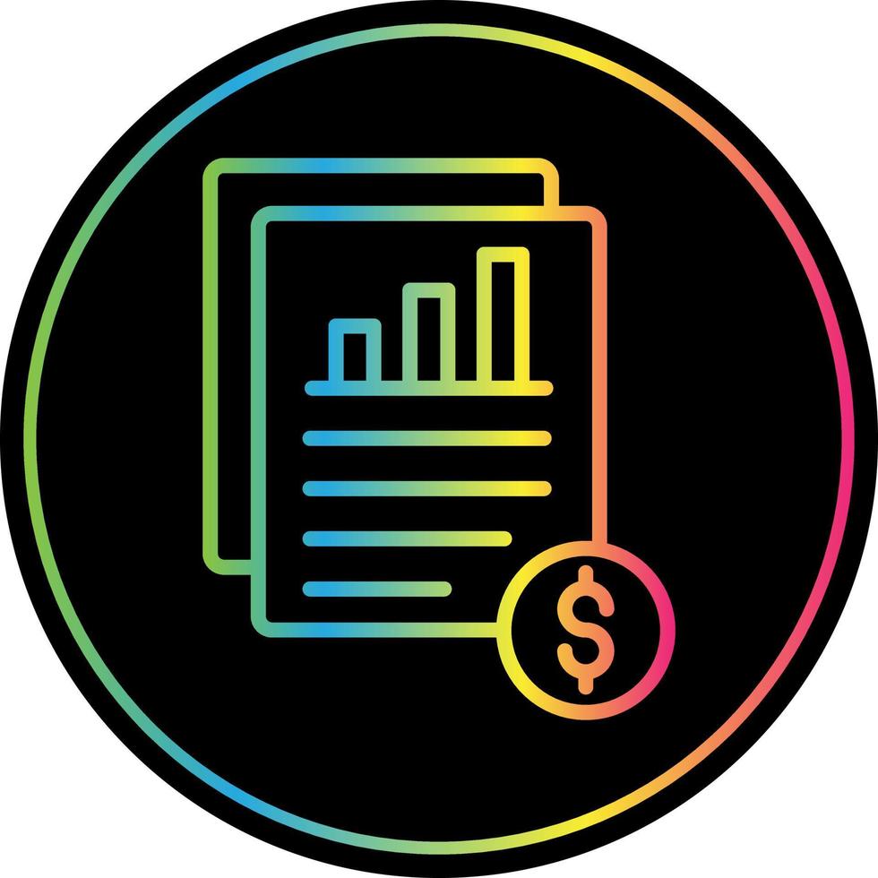 Income Statement Vector Icon Design