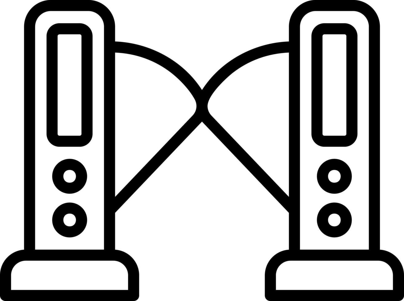 Turnstile Vector Icon Design