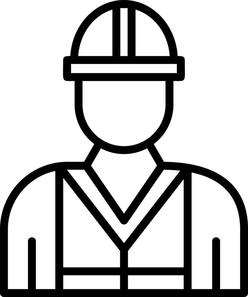 Firefighter Vector Icon Design