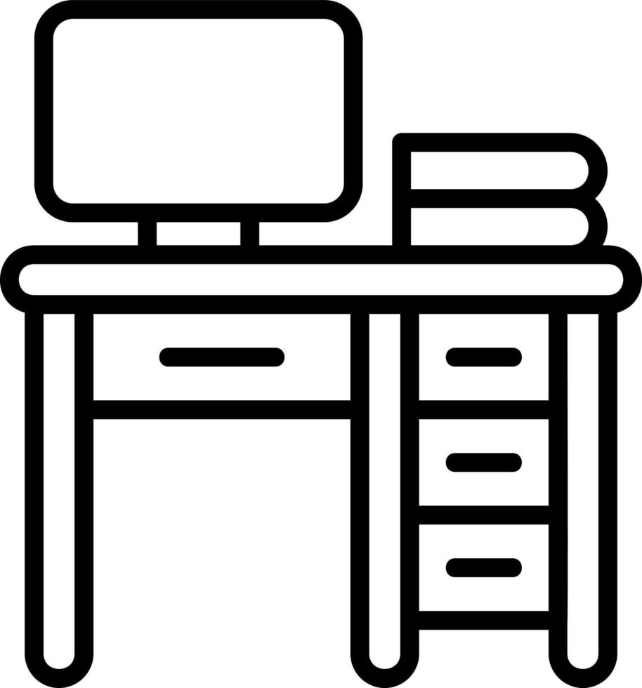 Desk Vector Icon Design