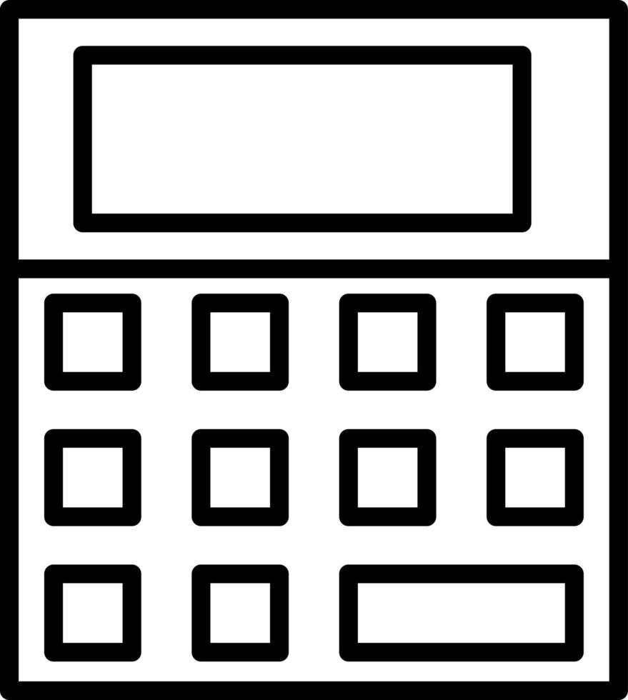 diseño de icono de vector de calculadora