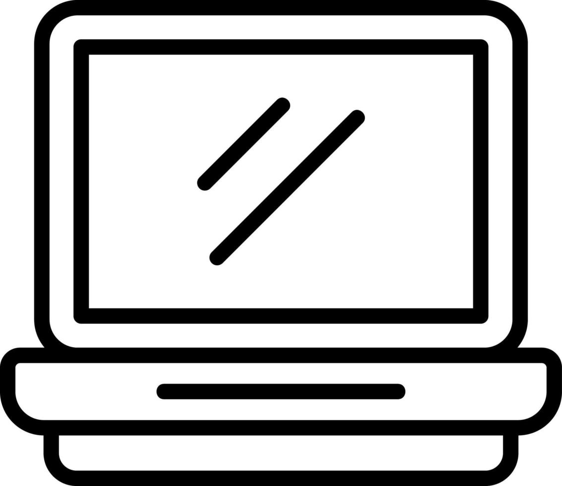 Laptop Vector Icon Design