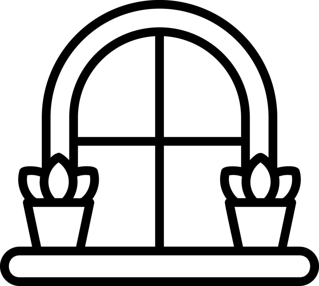 Window Vector Icon Design