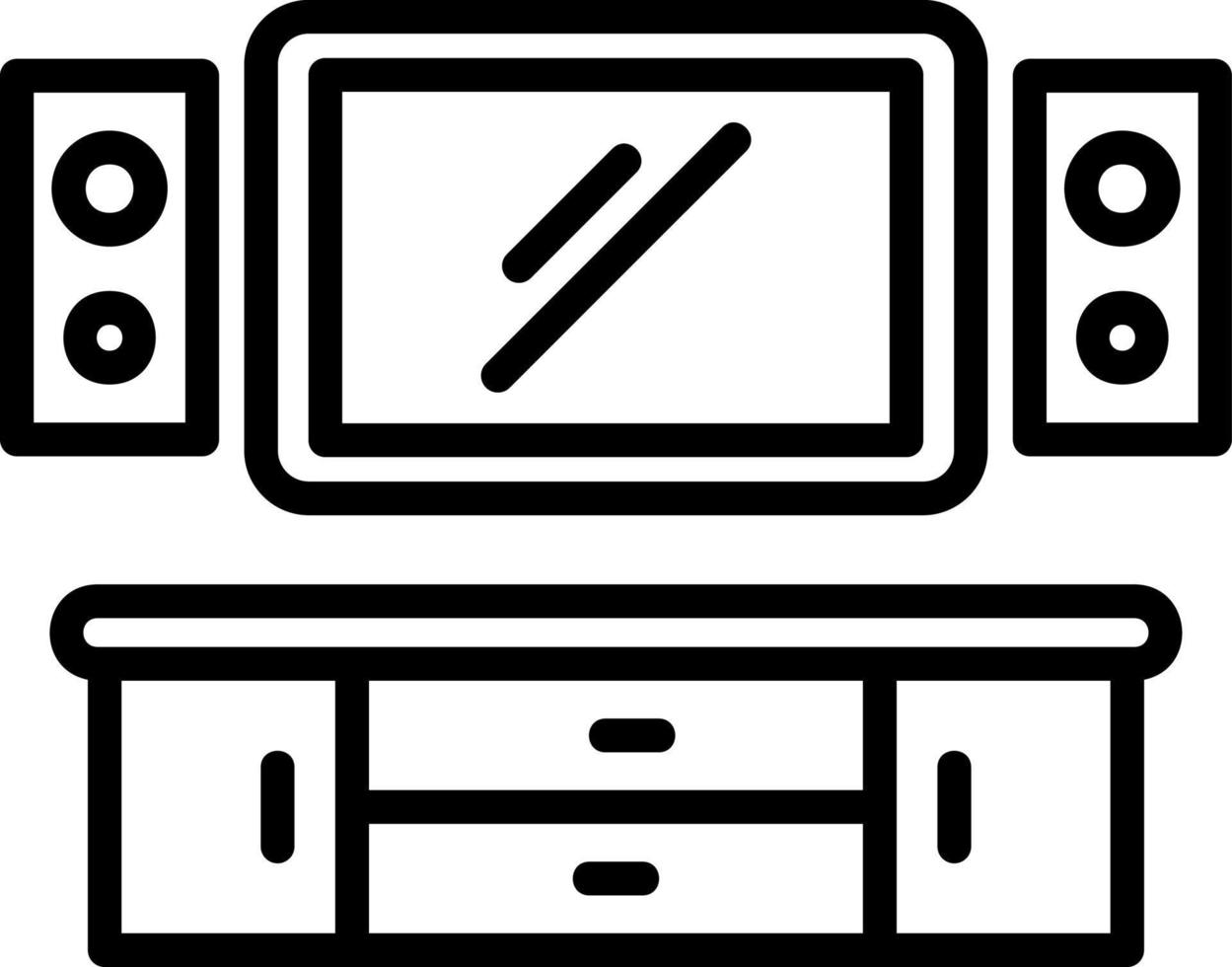 Home Theater Vector Icon Design