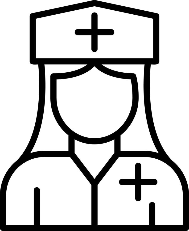 Nurse Vector Icon Design
