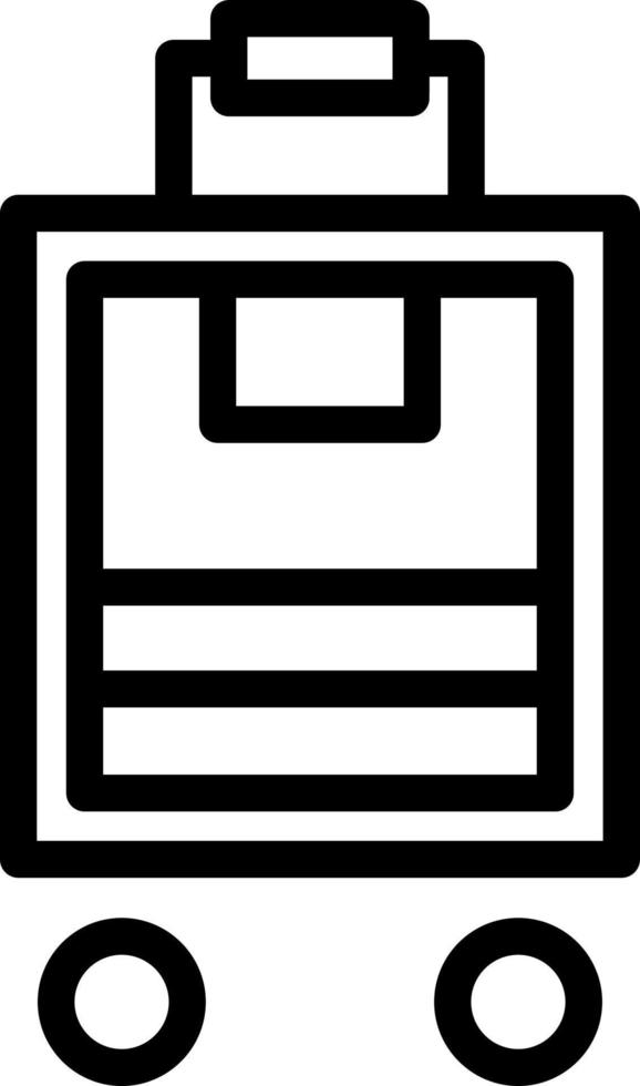 Luggage Vector Icon Design