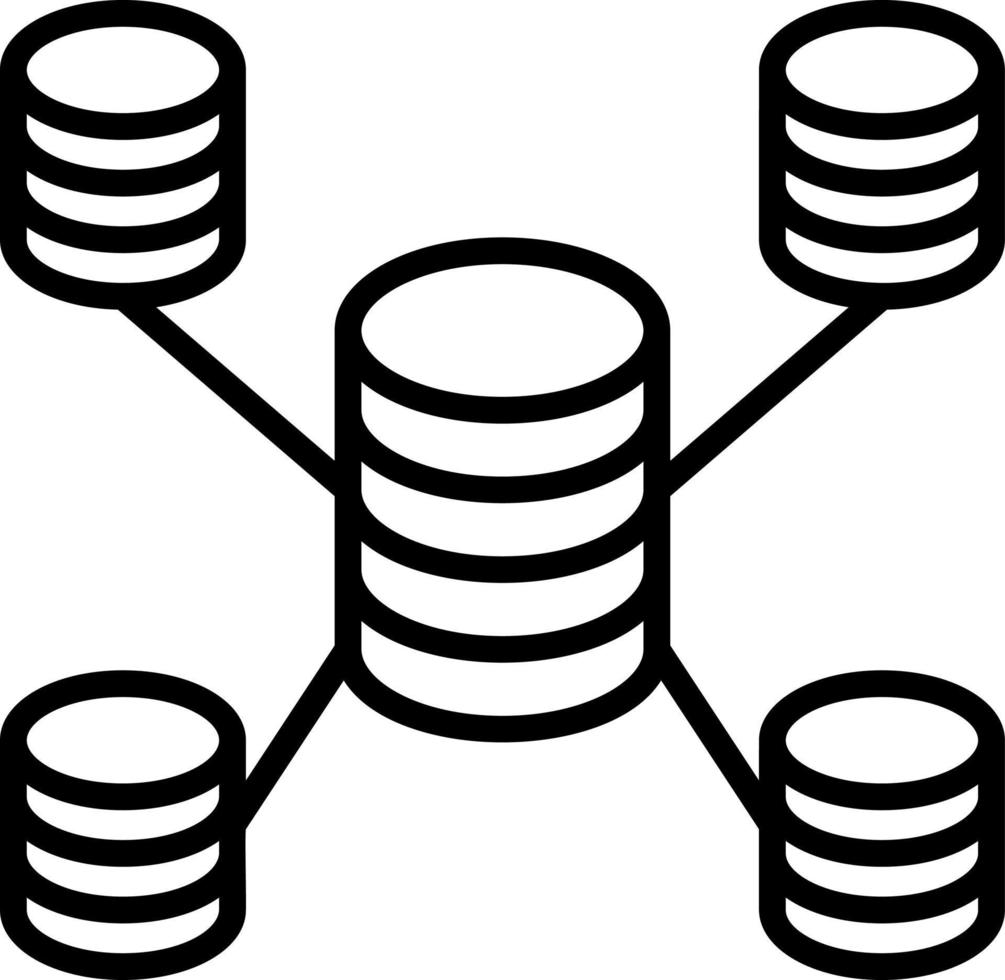 Database Vector Icon Design