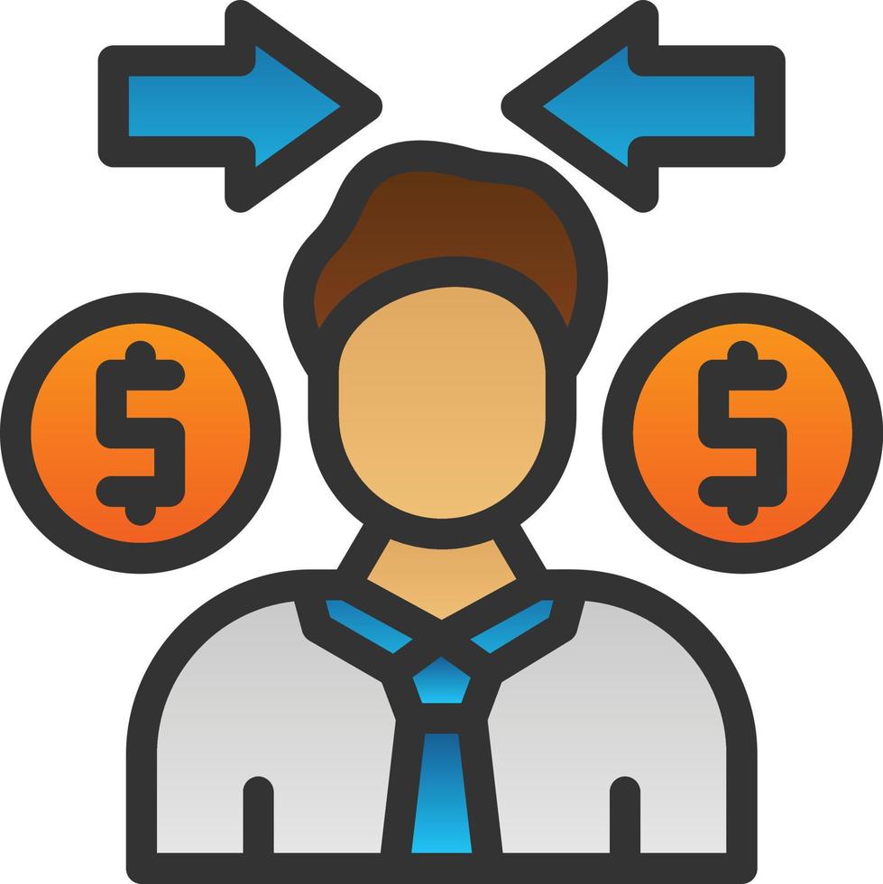 Broker Vector Icon Design