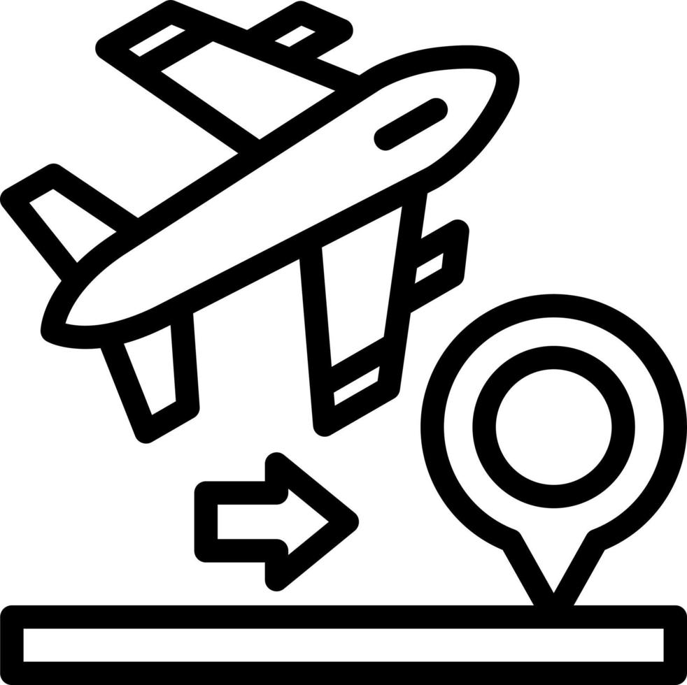 Domestic FLights Vector Icon Design