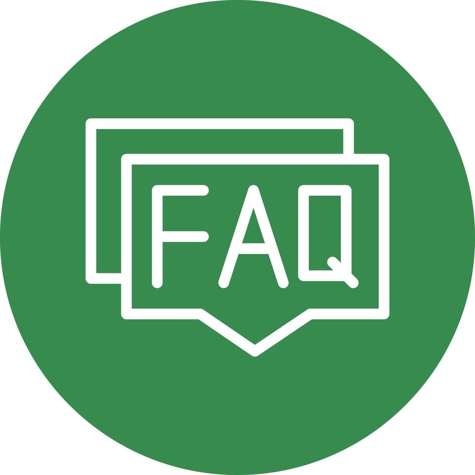 Faq Vector Icon Design