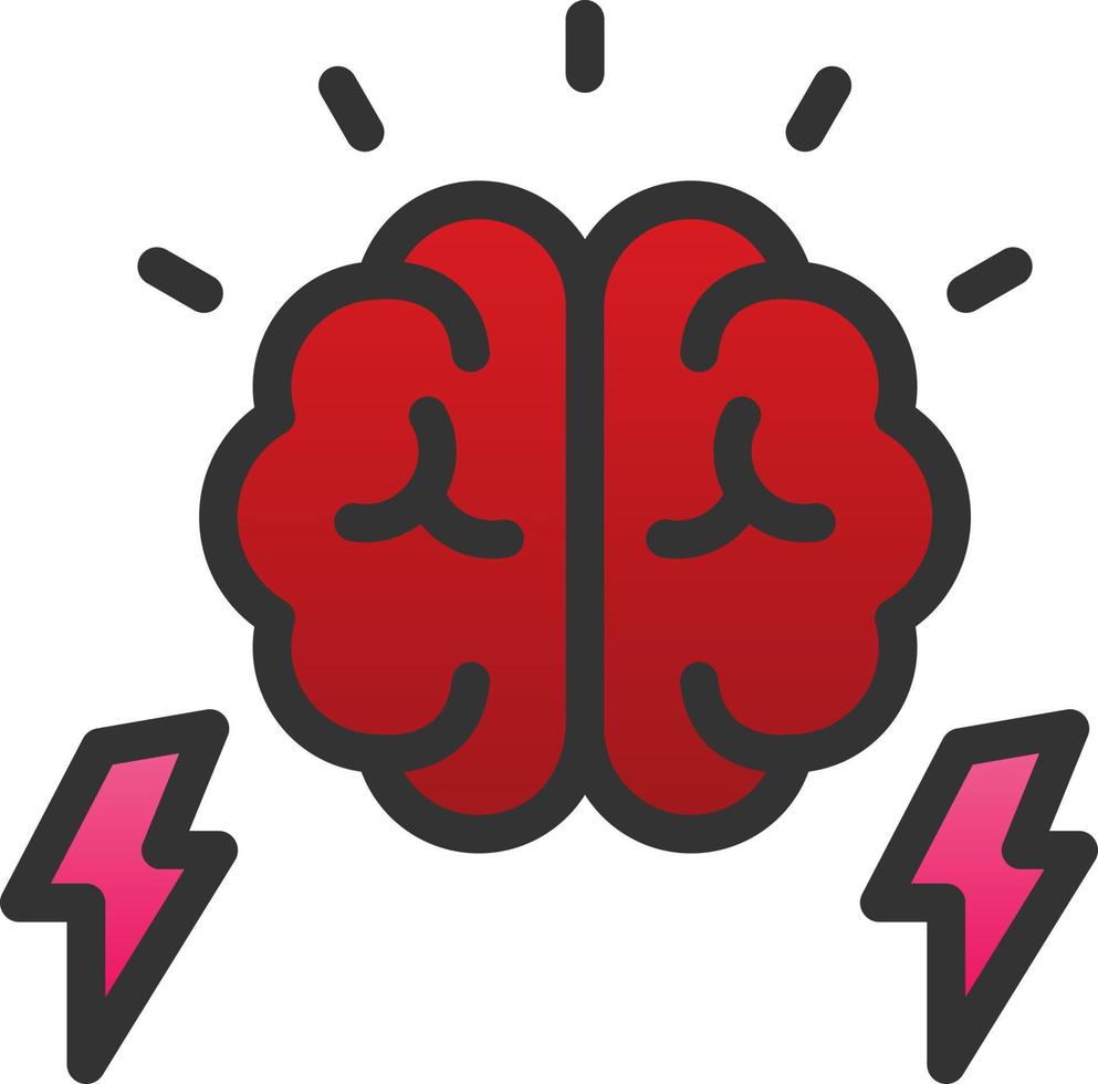 Brain Power Vector Icon Design