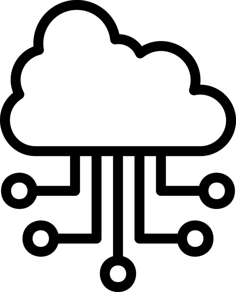 Cloud Computing Vector Icon Design