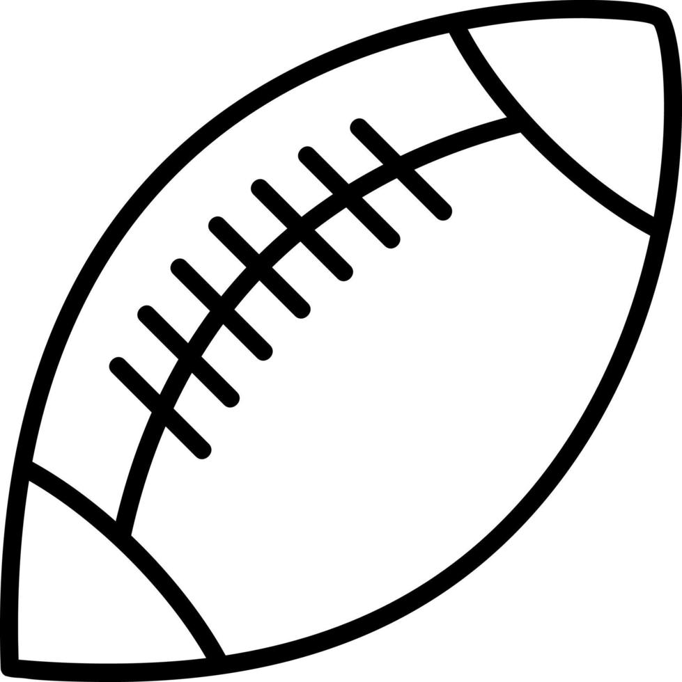 Rugby Vector Icon Design