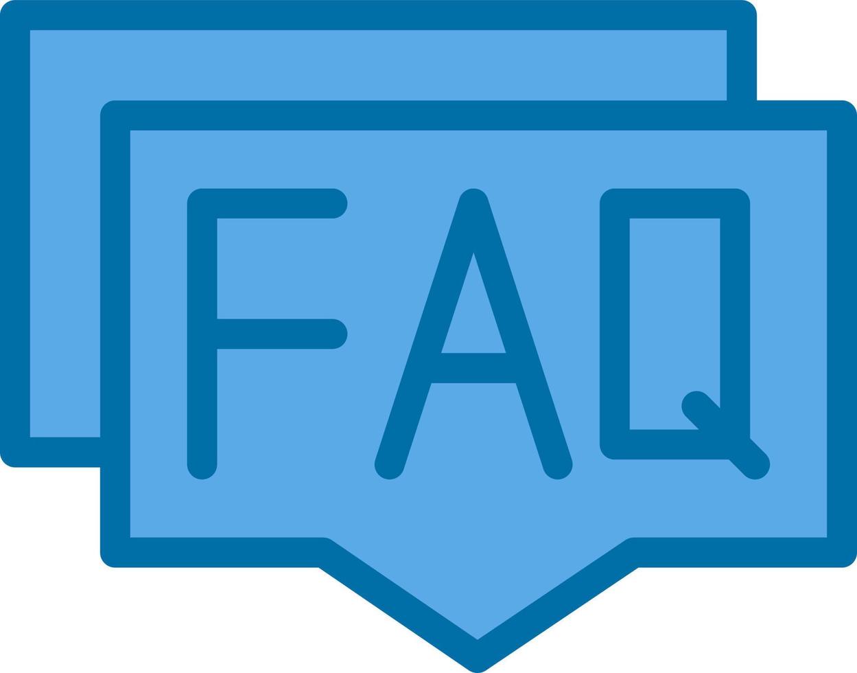 Faq Vector Icon Design