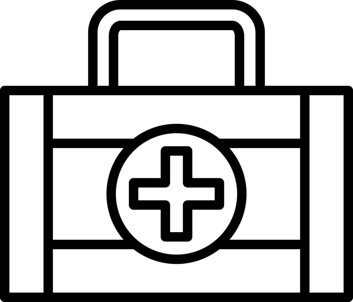 First Aid Kit Vector Icon Design