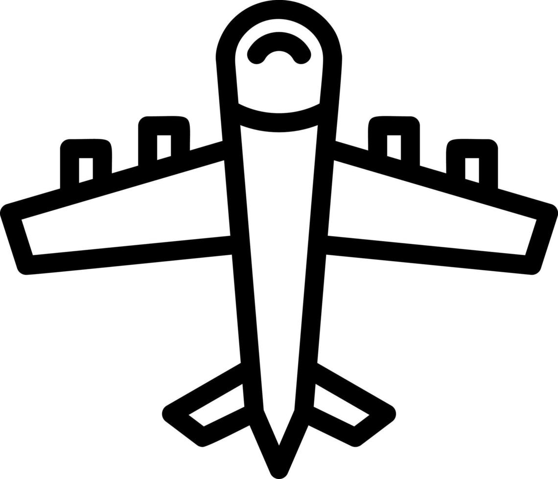 diseño de icono de vector de avión