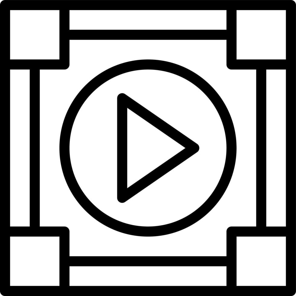 Media Player Vector Icon Design