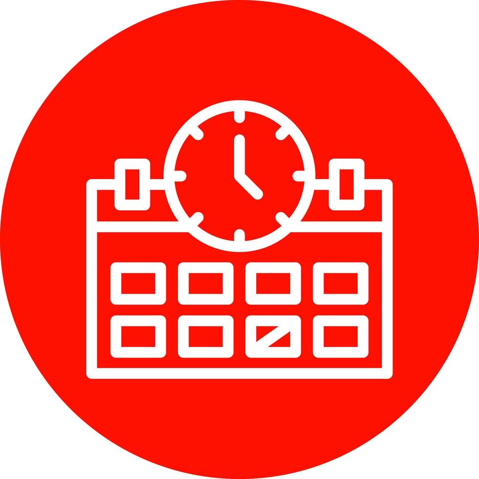 Deadline Vector Icon Design