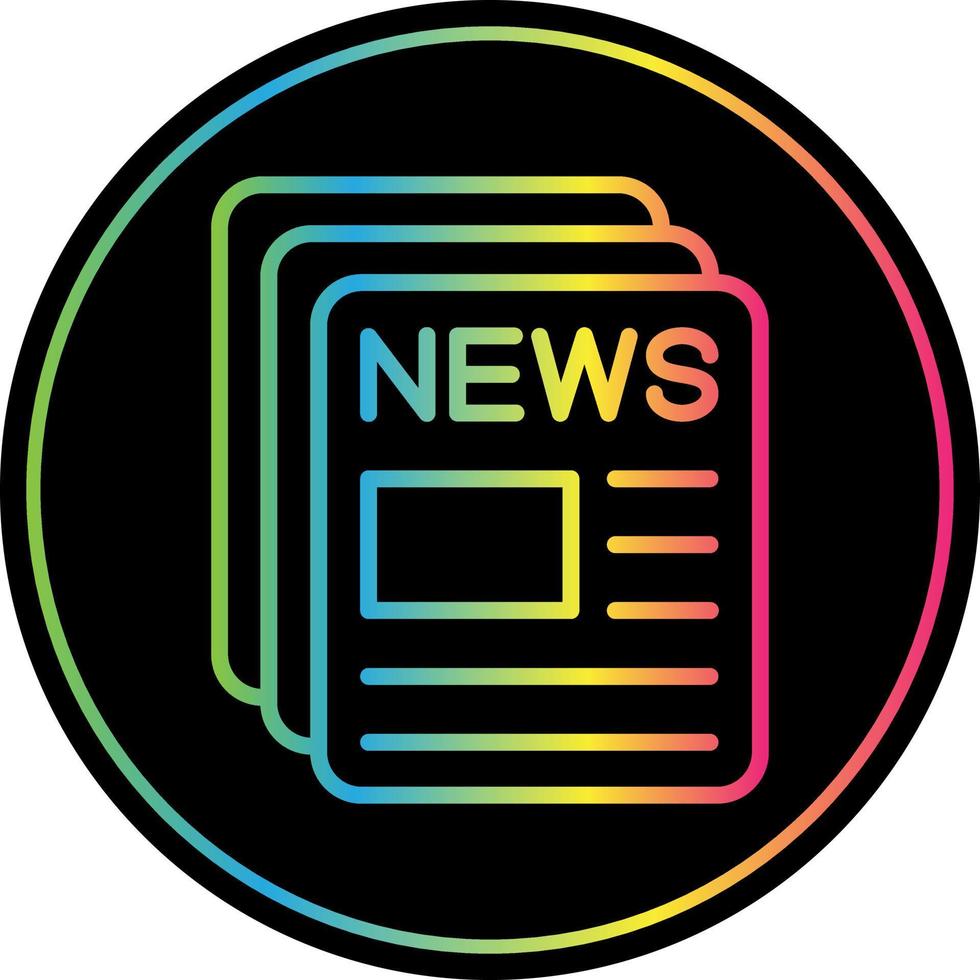 diseño de icono de vector de noticias de última hora