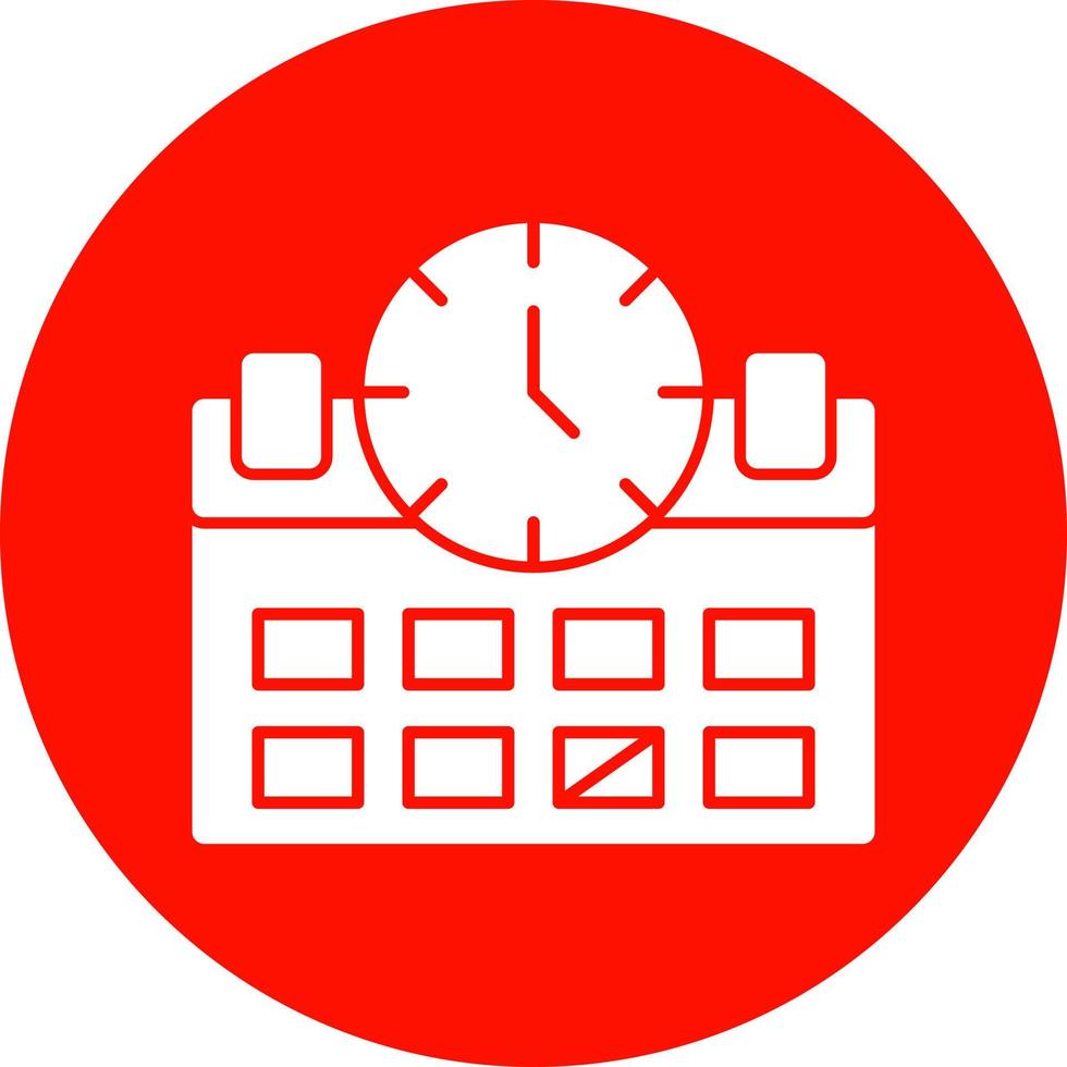Deadline Vector Icon Design