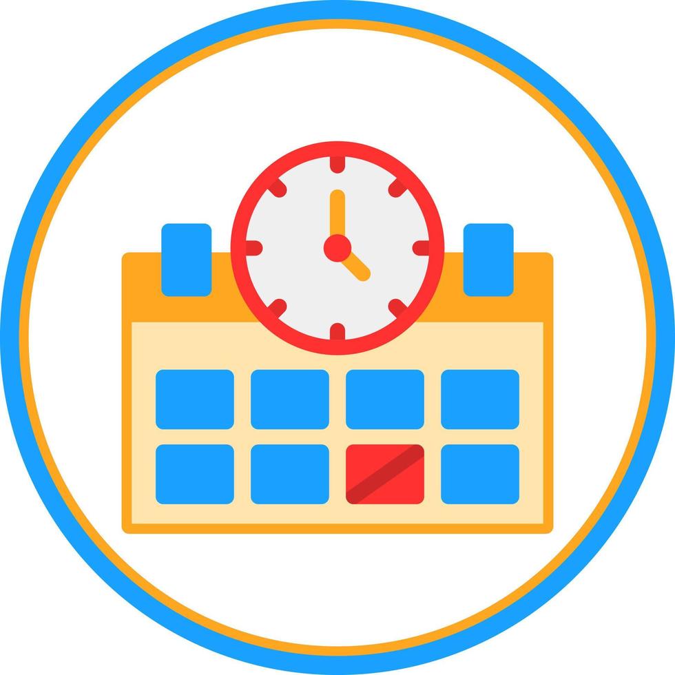Deadline Vector Icon Design