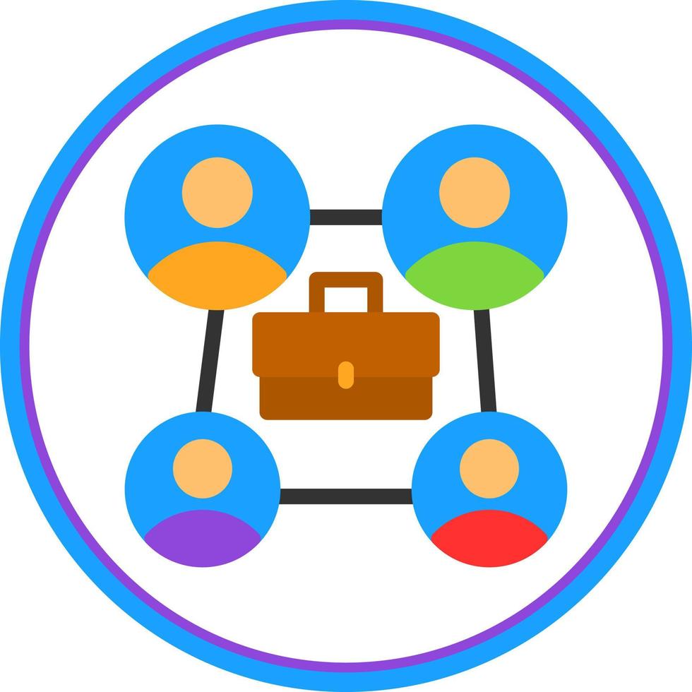 Job Rotation Vector Icon Design