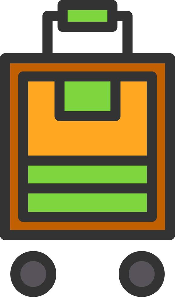 Luggage Vector Icon Design