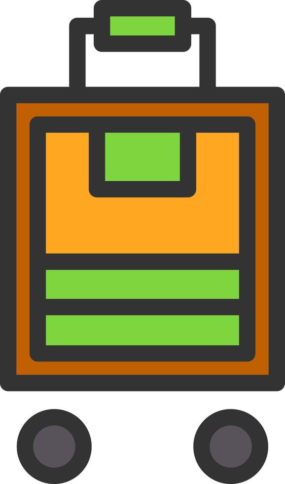 Luggage Vector Icon Design