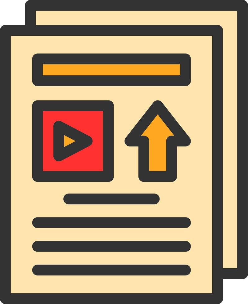 Content Vector Icon Design