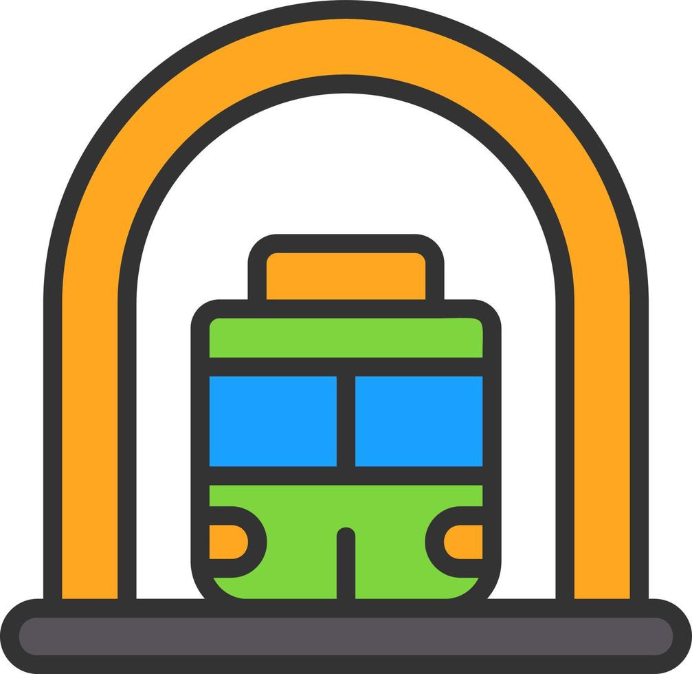 Subway Vector Icon Design