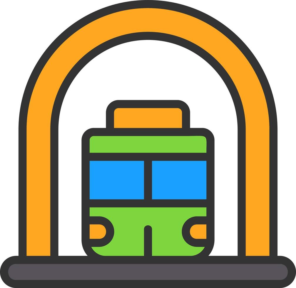 Subway Vector Icon Design