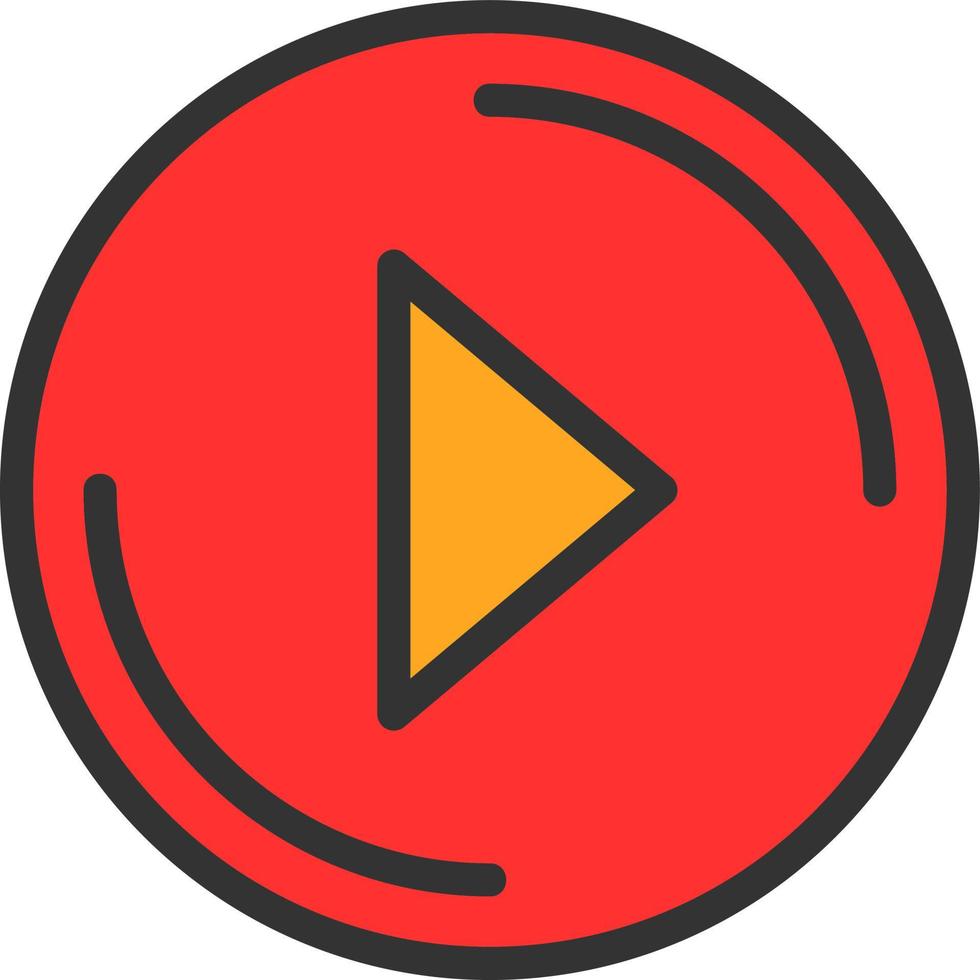 Play button Vector Icon Design