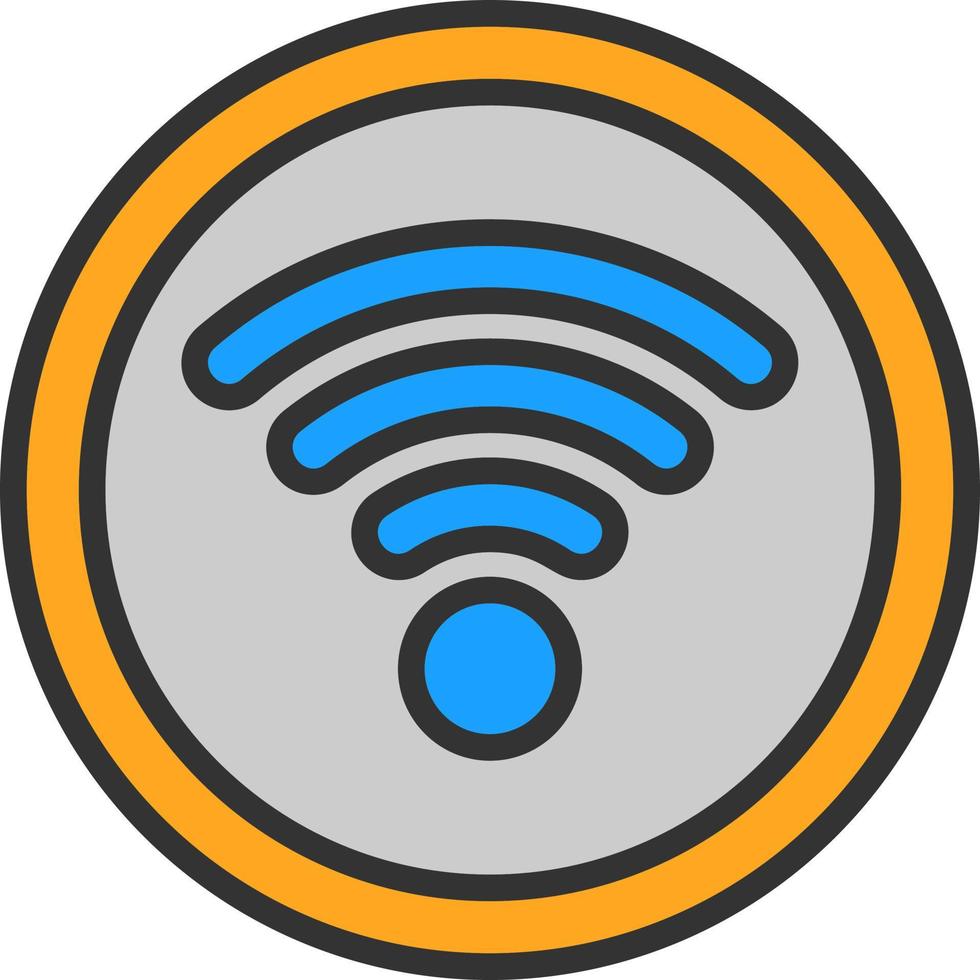 Wifi Signal Vector Icon Design