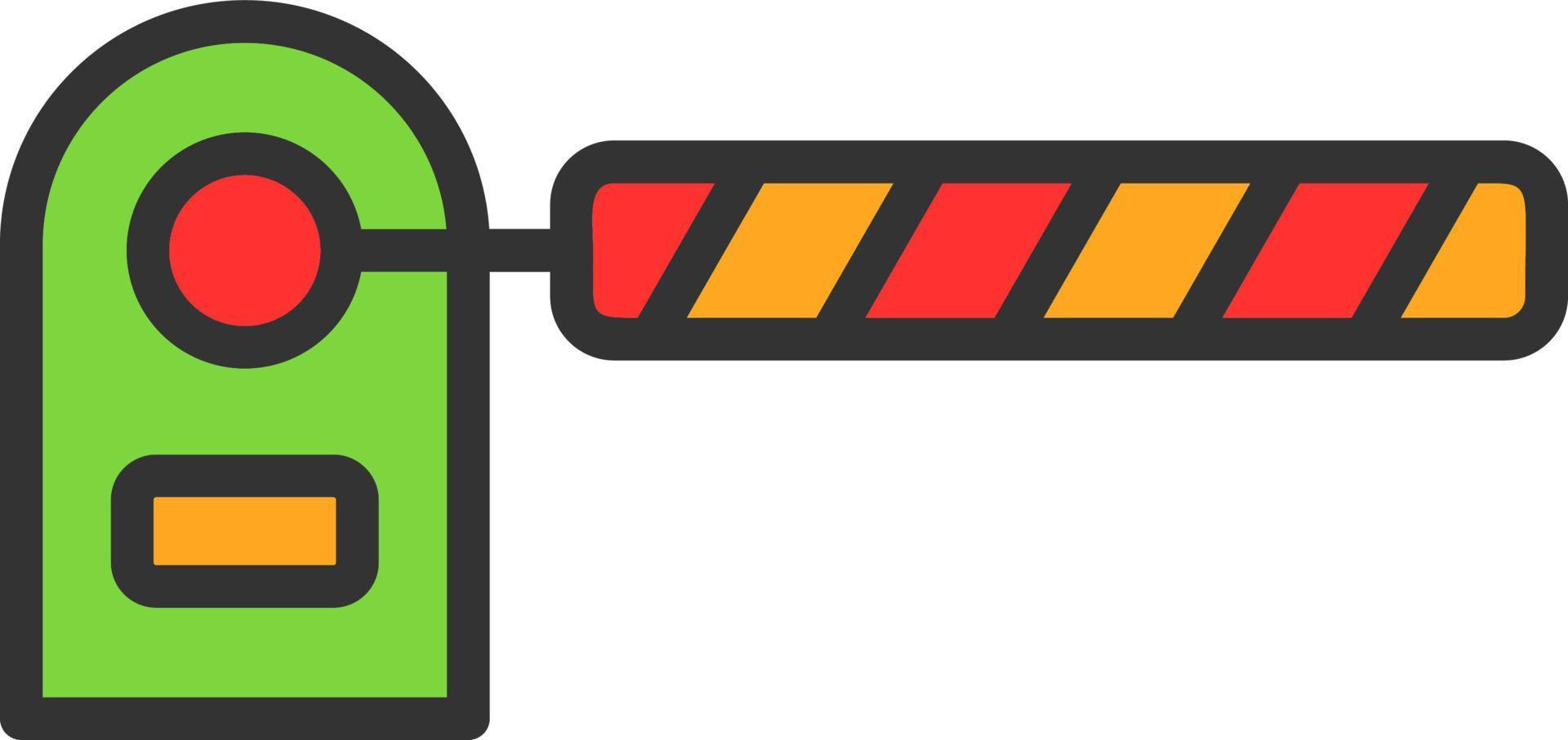 Barrier Vector Icon Design